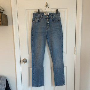 Reformation High Rise Straight Jean - Malta, 25